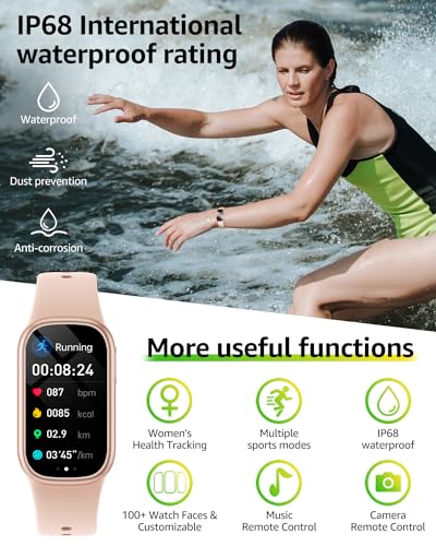 Asmoda Fitness Tracker (Answer/Dial Call), Smart Watch With 1.47 Inch Hd Touch Display, 130+ Sport Modes Activity Tracker With Sleep Monitor, Ip68 Waterproof Tracker For Android&Iphone Women Men thumb #4