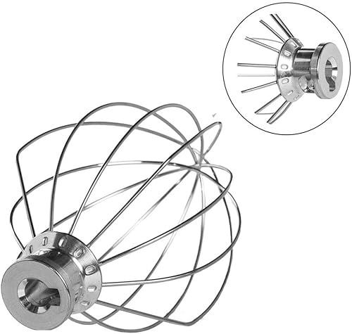 Miniatura 2 de Accesorio de cabezal inclinable de 4.8 L de 6 hilos (K45WW), compatible con KitchenAid Artisan batidora de pie inclinable K45SS, KSM75, KSM95,