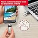 Memoria flash USB SanDisk Ultra Dual m3.0 de 256 GB con USB...