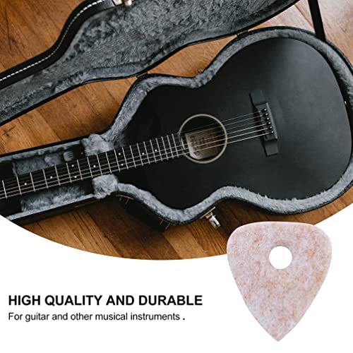 ERINGOGO 12 Stks Vilt Gitaar Picks Gitaar Vinger Picks Vinger Pick Gitaaraccessoires Voor Gitaar Banjos Mandolin Grijs Beige - Image 8