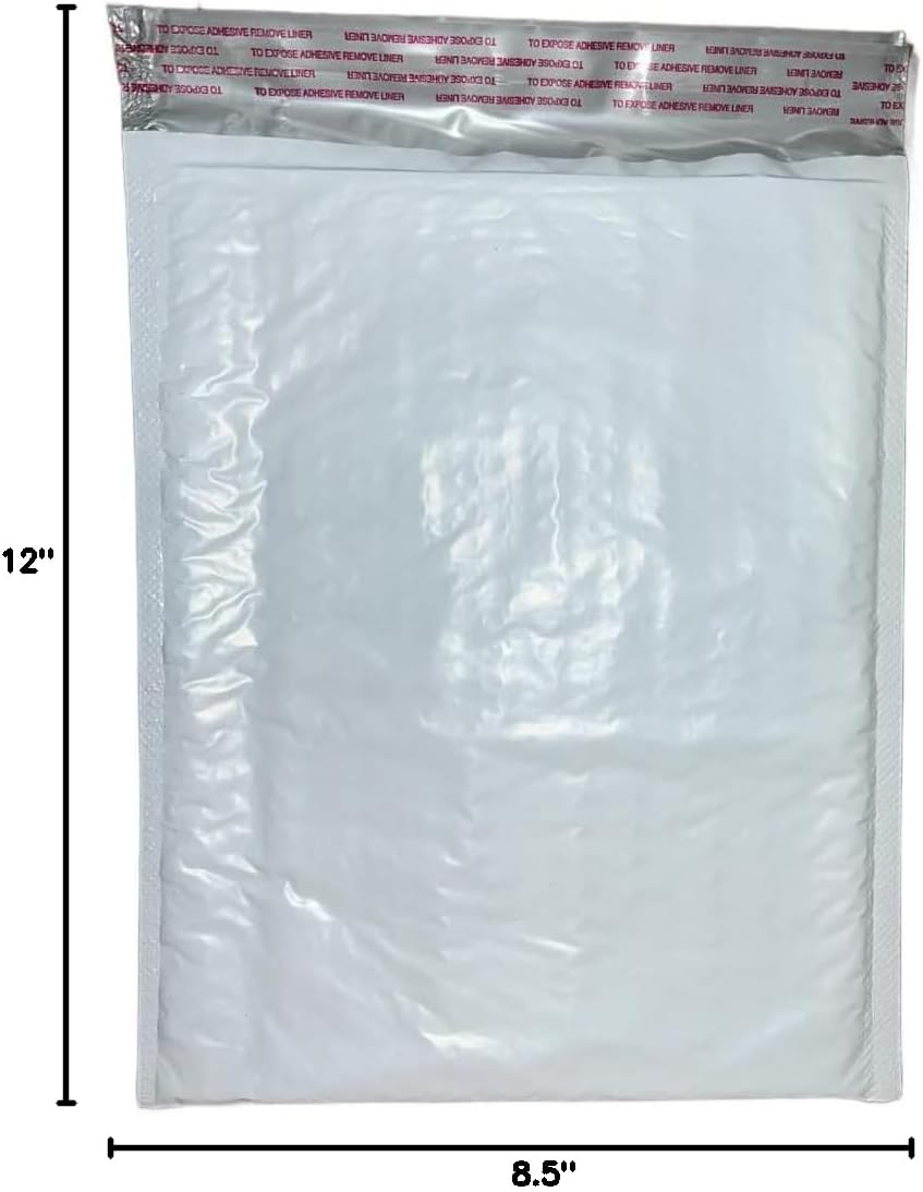 50#2 8.5x12 Poly Bubble Padded Envelopes Mailers Shipping Case 8.5"x12"