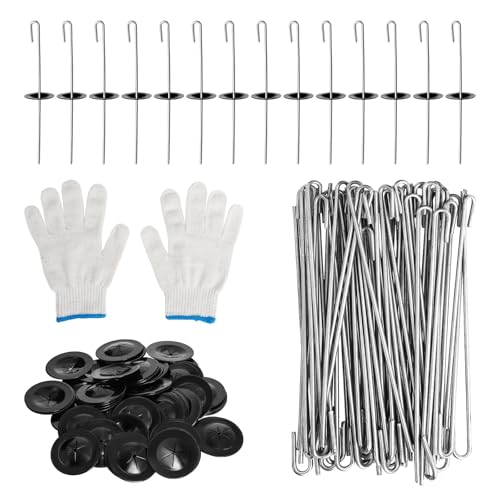 100 Solar Panel Protection Clips, Staffe della Rete di Protezione del Pannello Solare, Clip di Installazione del Pannello Solare dell'Acciaio Inossidabile, Linee degli Uccelli, Recinzioni del Piccion