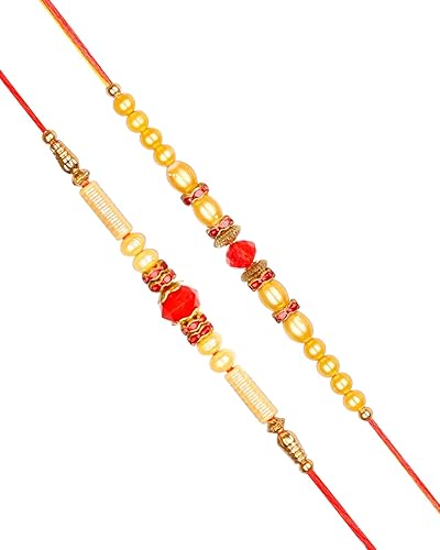 Chandan Simple Rakhi para hermano pequeño hermano Rakshabandhan hiloRaksha Bandhan Rakhi