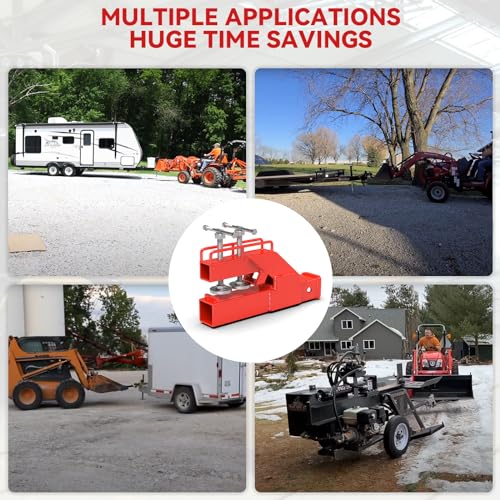 2026 Upgraded Clamp on Trailer Hitch Receiver for Tractor Bucket Hitch by SUNSHINE FARMRE - Image 6