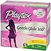 Playtex Simply Gentle Glide Multipack Fresh Scent Tampons with Regular and Super Absorbencies, 36 Count (Pack of 2) (Packaging May Vary)