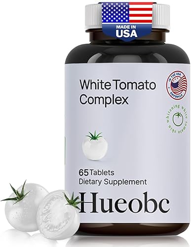White Tomato Complex - Suplemento antioxidante 13 en 1 con vitaminas C y E, péptidos de colágeno, apoya el brillo de la piel, antienvejecimiento,