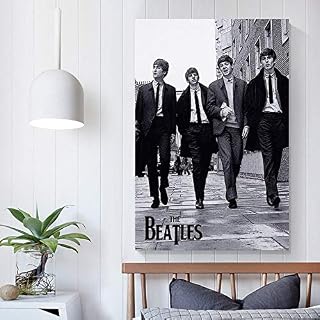 SHEFEI Poster sur toile Beatles – Art mural – Impression moderne – Décoration de chambre de famille – 20 x 30 cm - Les Beatles, Paul McCartney, John Lennon, RIngo Starr, George Harrison SHEFEI Poster sur toile Beatles - Art mural - Impression moderne - Décoration de chambre de famille - 20 x 30 cm – Image 5