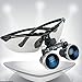 Produktbild Genmine High-End-Luxus Zahnarzt Schwarz Dental Surgical Medizinische Binokularlupen 3.5X 320mm Optical Glass Loupe