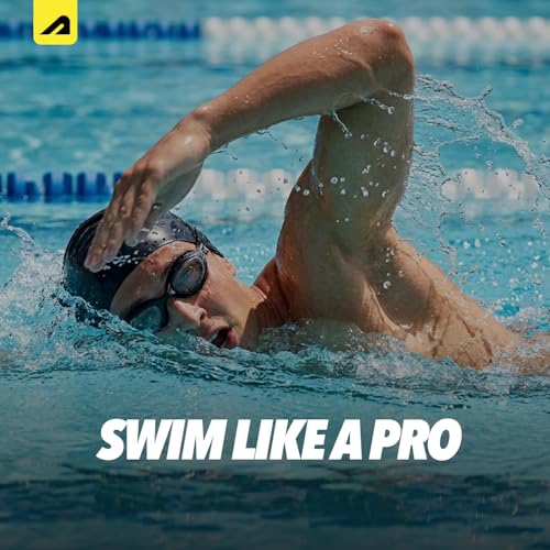 Image of Boldfit Swimming Goggles for Men & Women with Adjustable Strap, Air Tight, for Adults - Classic Black