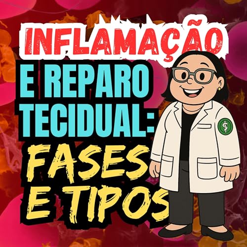 『Inflamação e Reparo Tecidual: Fases e Tipos』のカバーアート