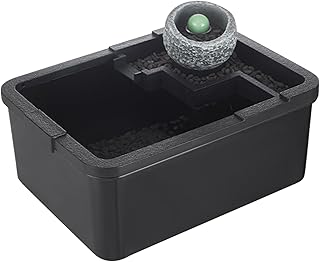 Tanque beta, mesa de café, acuario de 11.4 x 8.6 x 4.73 pulgadas, acuarios antiguos, bomba incluida, pecera pequeña, opciones de color blanco y negro, para hospital Betta, acuaponía de camarones