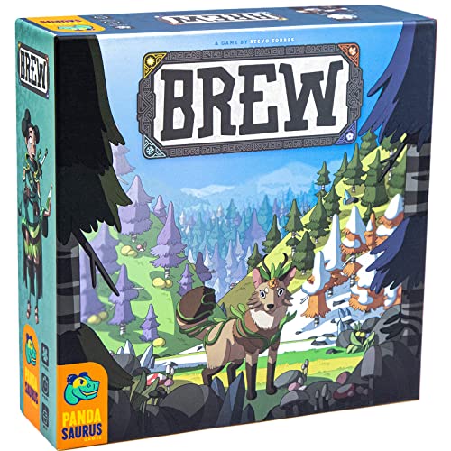 Pandasaurus Games - Brew - Encantador Juego de Mesa inglés - Juego de Estrategia - 14+ años - 2-4 Jugadores - Inglés