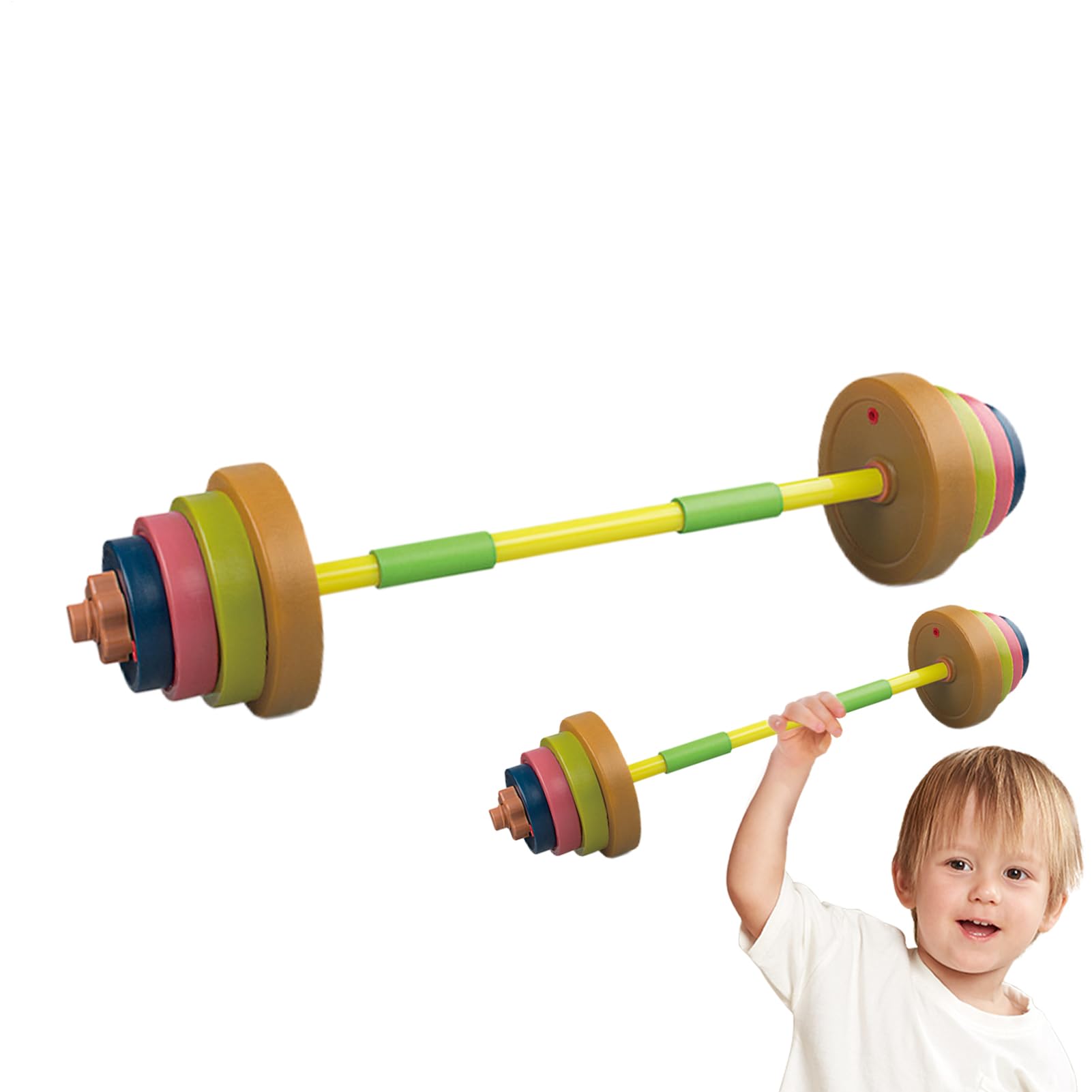 Gewichtheber-Set für Kinder – Advanced Professional Ultimate Workout Langhantel-Spielzeugsystem-Kit, verstellbares Trainingsspielzeug für Aktivitäten im Freien | Kinder-Trainingsgeräte, physische