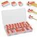 Produktbild 75 Stück Klemmen Elektro Set, Kabelverbinder Verbindungsklemmen Dosenklemme Lüsterklemmen Steckbar 221-412, 221-413, 221-415, für Flexible Drähte Wiederöffenbar, Schnellanschlussklemme