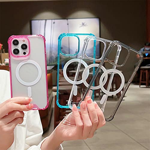 Coque de luxe pour iPhone 12 magnétique transparente en acrylique