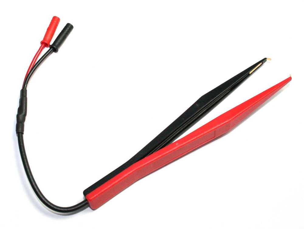 Gold Plated Tweezers for Peak ESR Meter