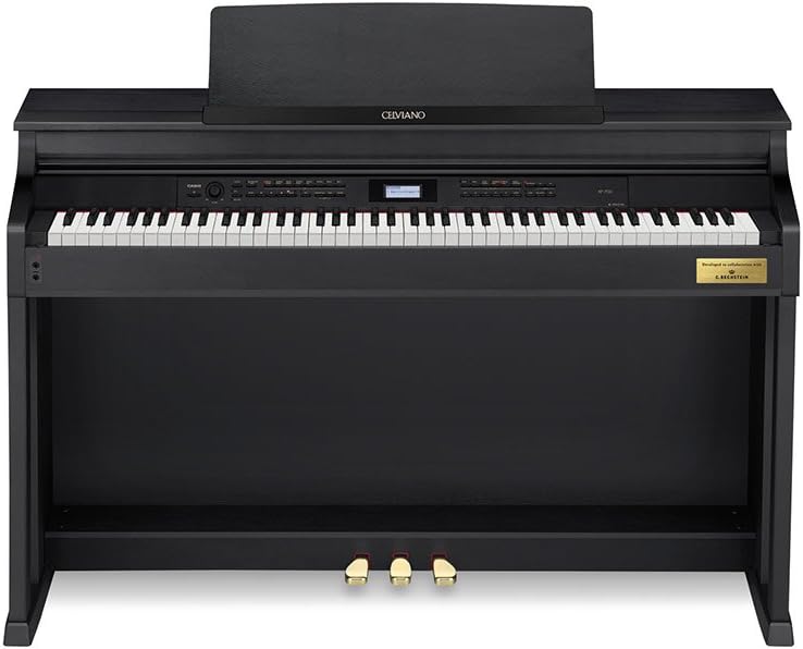 Casio Celviano AP-700BK 88 Keys Digital Piano with Lesson Function, AiR Grand Sound Source, Tri-sensor Scaled Hammer Action Keyboard II and 30W30W (2-Way, 6-Speaker)