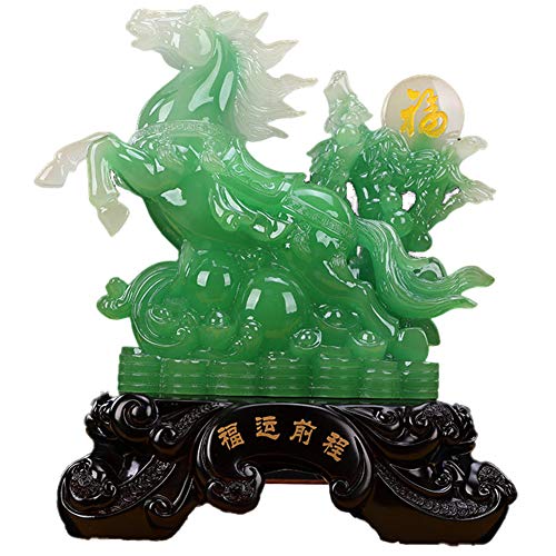 Cadeau de chance statue cheval Feng Shui pour célébrer la prospérité