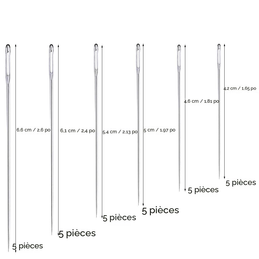 3 Aiguilles En Acier Inoxydable Pour Speedy Stitcher – Couture Alène, Réparation Cuir, Toile, Bâche, DIY 3 Aiguilles En Acier Inoxydable Pour Speedy Stitcher – Couture Alène, Réparation Cuir, Toile, Bâche, DIY
