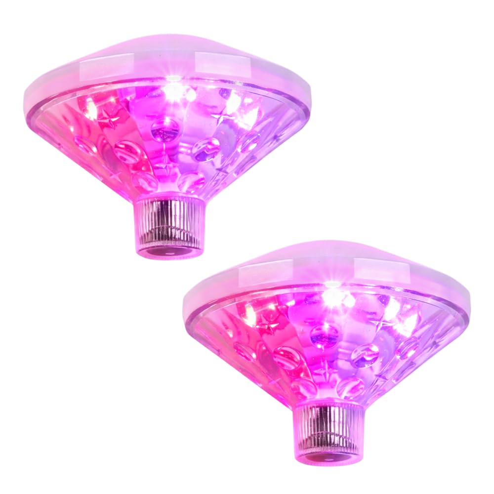 BDKMMS 2 PCS Floating LED Pool Light, Waterproof Pool Water Lamp with Colorful Lights for Fountain Pond Bathtub Scene Layout