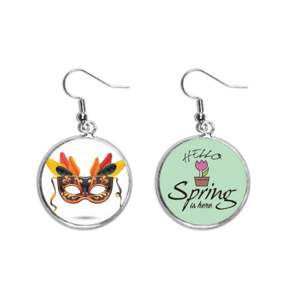 Joyas de Carnaval con colgante de Venecia y plumas seleccionadas 5