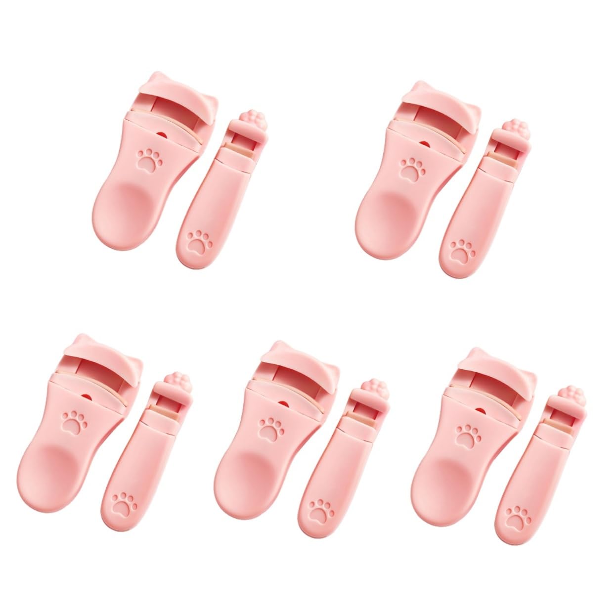 Healeved 10piezas Rizadores De Pestañas Portátiles Curlers De Pestañas Para Maquillaje Profesional Diseño Ergonómico y Efecto