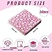 50PCS Floral Cotton Fabric Squares Random Style - Pre-Cut 5x5 Inch Pink Fabric Quilting Squares for Sewing,Charm Packs for Quilting Assorted Patterns