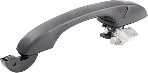 Miniatura 172 de TRQ Manija de puerta exterior delantera izquierda plateada para el lado del conductor compatible con Nissan 370Z 2009-2017