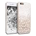 Produktbild kwmobile Hülle kompatibel mit Apple iPhone 6 / 6S - Handyhülle - Handy Case Schneeflocken Sterne Glitzer Weiß Transparent