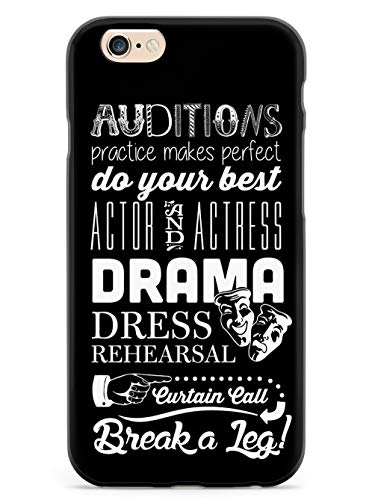 Inspired Cases - 3D Textured Iphone 6 Plus/6S Plus Case - Rubber Bumper Cover - Protective Phone Case For Apple Iphone 6 Plus/6S Plus - All About Drama Theater #TOP25