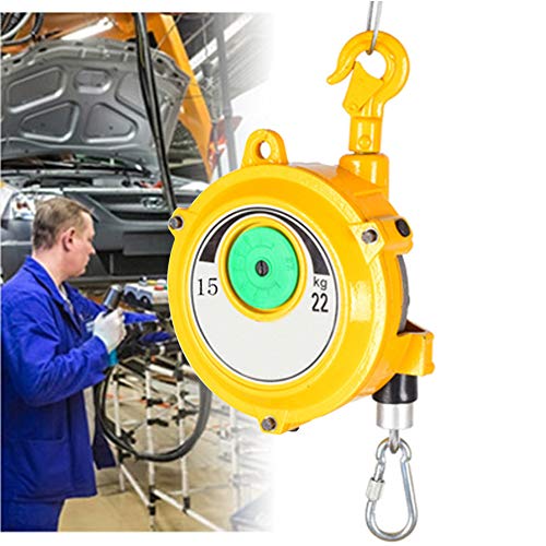 DJFKDYHPE Spring Balancer Retractable, Self-Locking Tool Balancer with Wire Rope for Assembly-Line, Easy to Adjust Tension, Industrial Grade Hand Tool