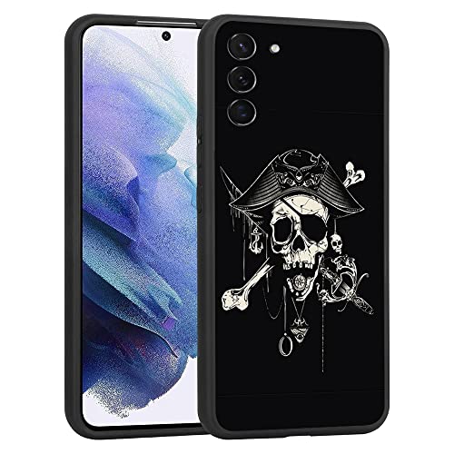 Compatible With Samsung Galaxy S22 Case, Horror Pirate Skull Samsung Case For Women Girl Men Boy, Tpu Shockproof Trendy Cool Case #TOP8