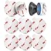 8 Pack Sticky Adhesive Replacement for Socket Stand, VOLPORT 1.4 Inch Pops 3M Circle Heat Resistant Double Sided Clear White High Bond Tape Extra Strong Removable Sticker Pad for Phone Grip Holder
