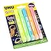 Price comparison product image UHU Glow Glitter Glue - Glow in The Dark - 10ml Tubes - 5 Assorted Colours