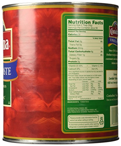 Contadine Tomato Paste, 111-Ounce - Thumbnail 2