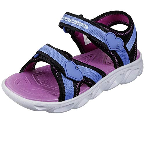 Skechers Girl's Hypno-Splash-Rainbow Lights Sneaker