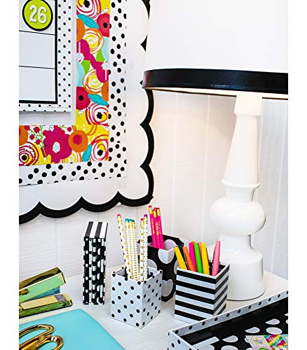Schoolgirl Style - Simply Stylish | Polka Dot Pencil Cups, 3 Assorted Sizes, Desk Organization - Thumbnail 7