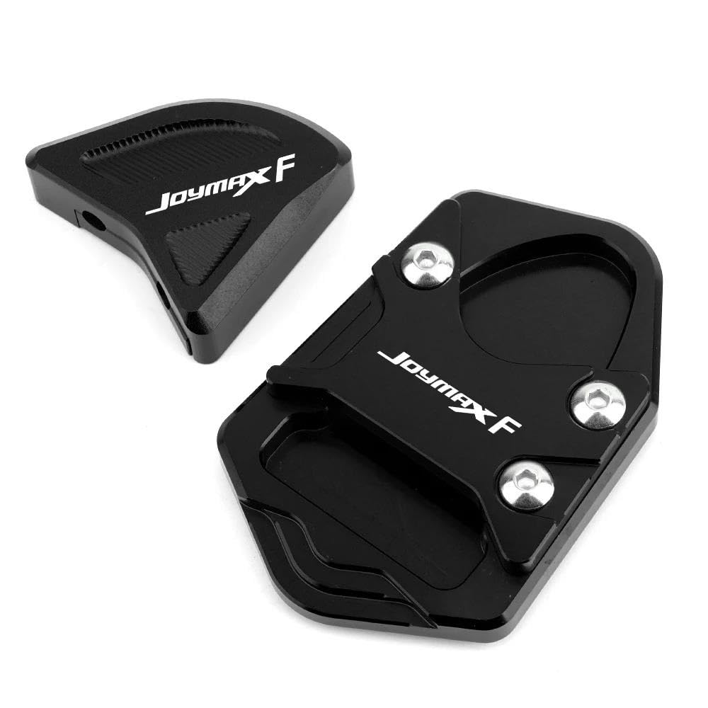 Accessoires CNC Joymax F 300 SYM béquille agrandisseur plaque alu haute précision Black-A