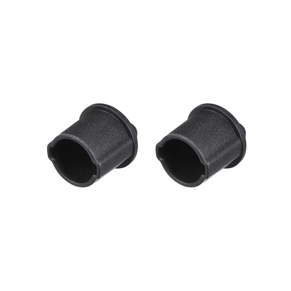 sourcing map 20Pcs 6.35mm Embout Jack Audio Cache De Protection pour Prise PC DVD Microphone, Bouchons en Silicone, Noir/Transparent