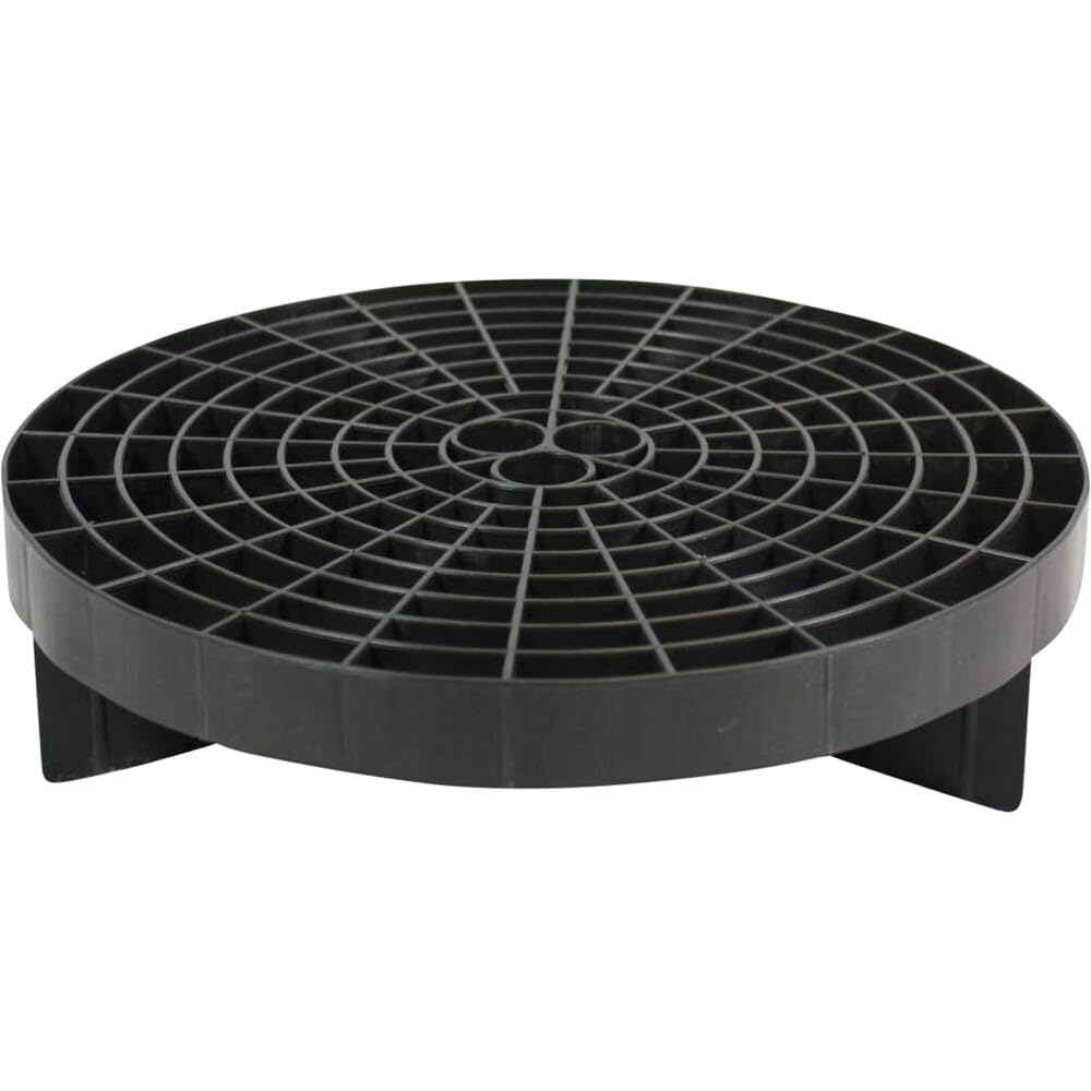 HI-TECH Bucket Grate Guard Insert for Car Wash Buckets – Traps Dirt & Debris to Prevent Swirls – Durable Plastic Fits 5 Gallon Buckets – 10.4"x2.5"