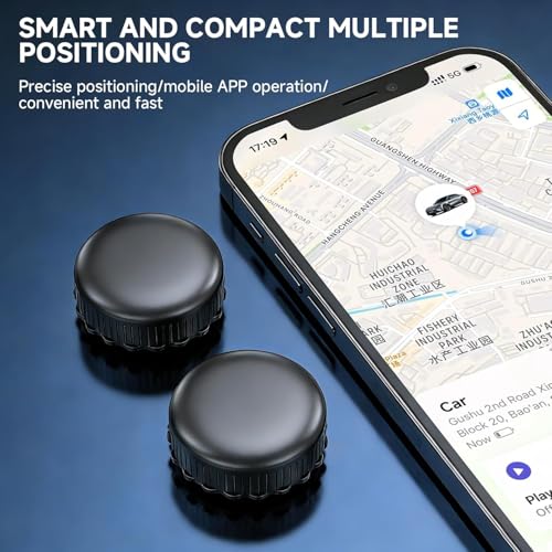 Mini GPS Tracker for Vehicles No Monthly Fee,GPS Car Tracker,Strong Magnetic Car Vehicle Tracking Anti-Lost,Real Time Car GPS Tracker Work with iOS and Android Tracker Device for Vehicles — view 4