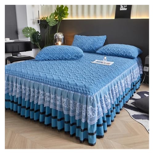 Falda de cama de encaje para un dormitorio cálido y acogedor en invierno 3