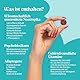 Focus Gummibärchen - mit Koffein, Ginkgo Biloba, Löwenmähne, Ginseng, B12, Probiotikum, L Theanin - 17 Vitamine für Fokus, Energie & Konzentration - Nootropisches Gehirnsupplement - Vegan - Novomins