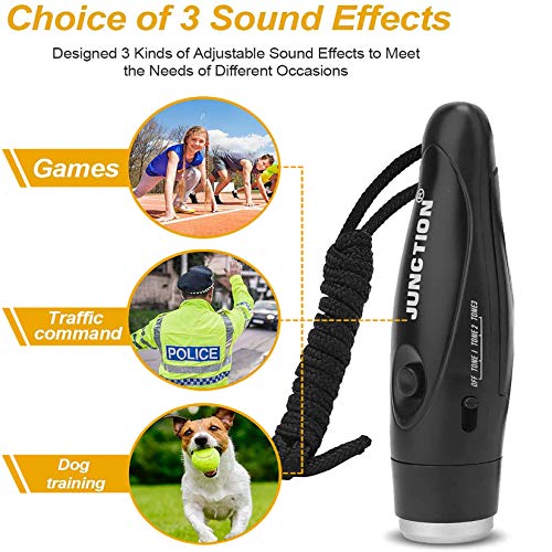 image for Jeaillu - Electronic Whistle Handheld 3 Distinct High Volume Loudest E
