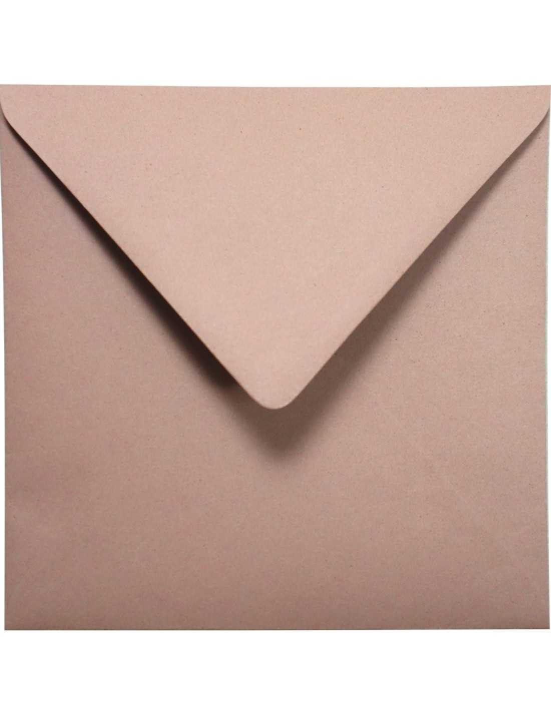 Netuno 500 sobres cuadrados reciclados de color marrón claro K4 155 x 155 mm 120 g Crush Almond solapa en pico engomada sin ventana coloridos ecológico para invitaciones tarjeta boda Navidad bautizo