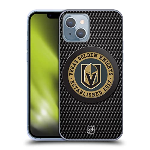 Head Case Designs Officially Licensed Nhl Puck Texture Vegas Golden Knights Soft Gel Case Compatible With Apple Iphone 14 #TOP9