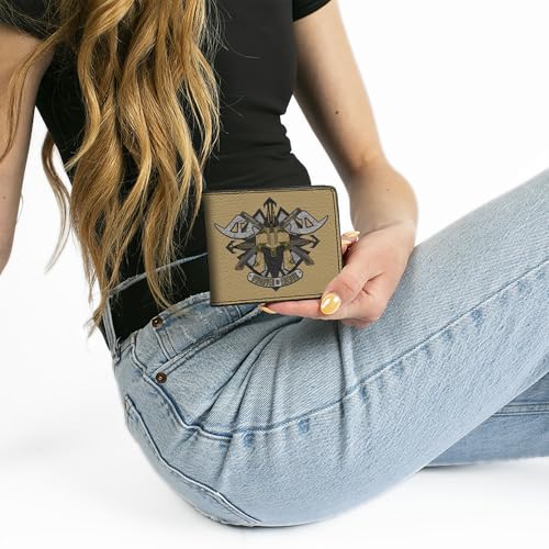 Portefeuille à 2 volets The Hobbit nains Erebor marron - 6