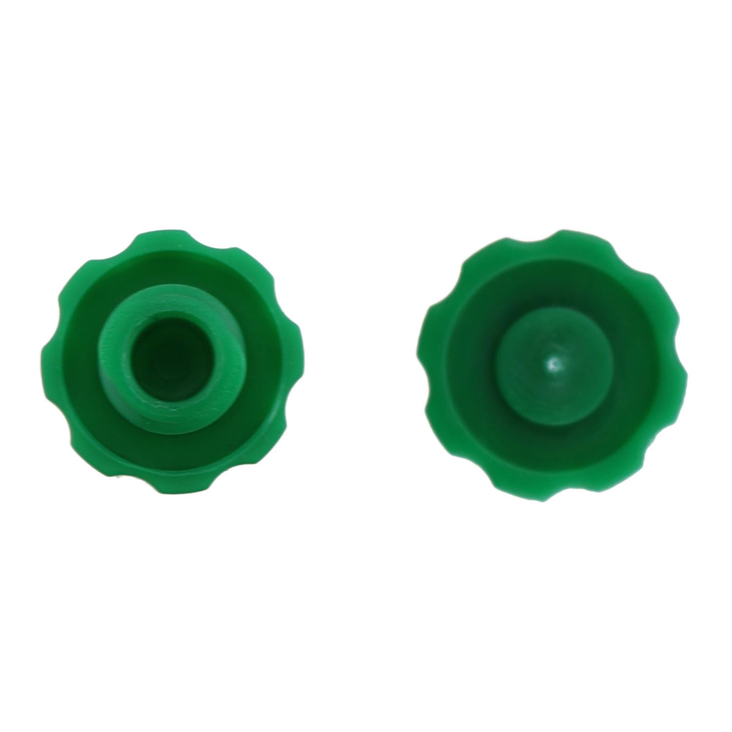 MEETOOT 100PCS/PACK 4mm Hole Diameter Syringe Tip Cap Green PP Plastic No Needle Luer Lock Cap Syringe Needle Suitable for Paint and Adhesive — Amazon image 5