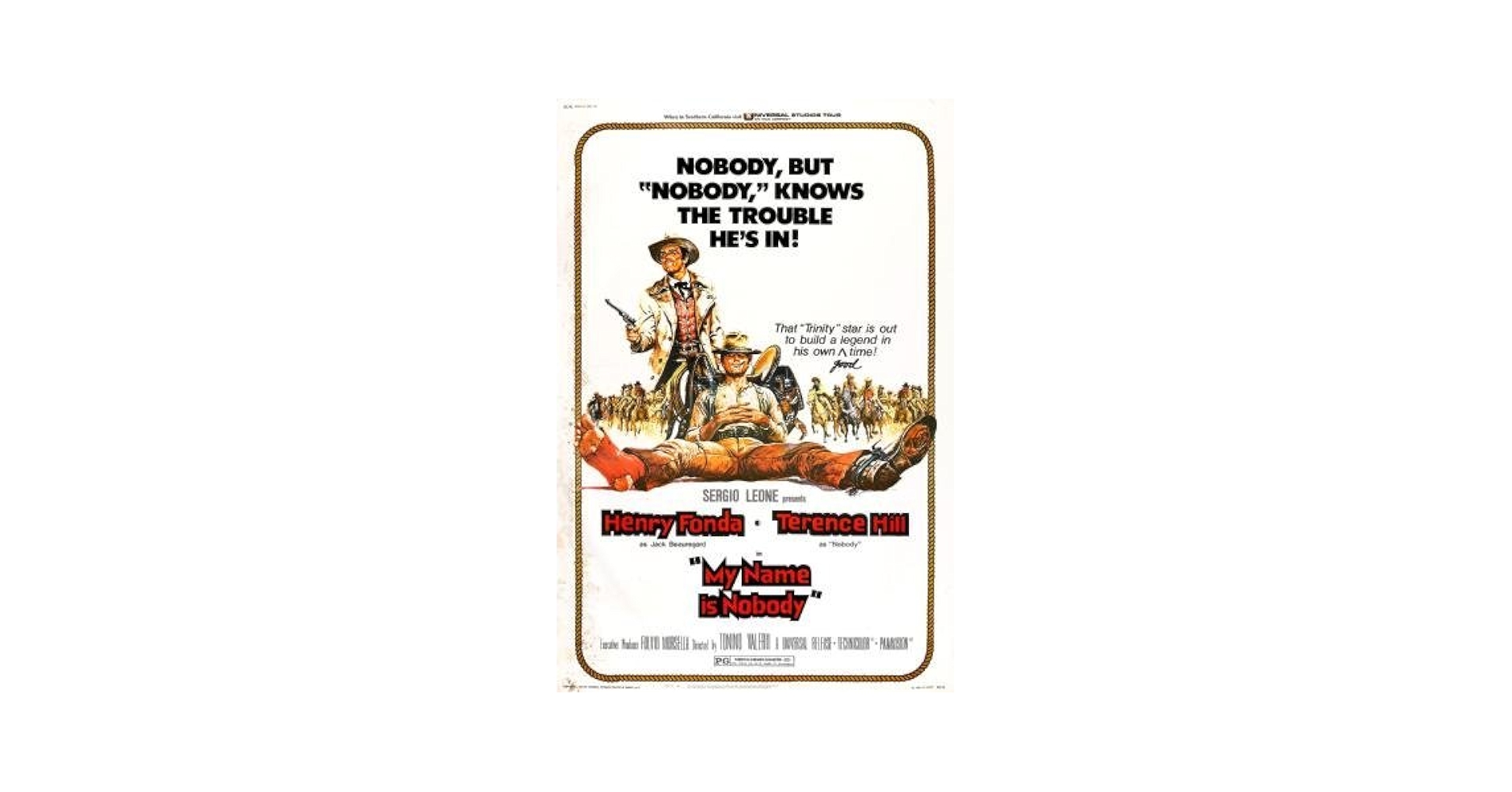 MY NAME IS NOBODY  映画ポスター My Name is Nobody Terence Hill Movie Poster Fridge Magnet