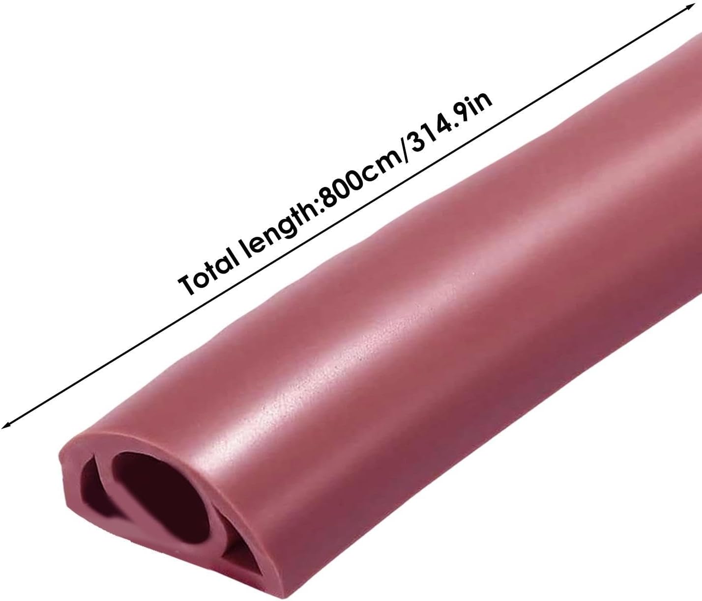 Floor Cord Cover,Flame-Retardant Cord Covers for Wires on Floor | Self-Adhesive Safety Guard for Household Cable Management, Home Office or Outdoor Settings